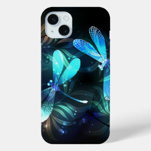 Lake Glowing Dragonflies iPhone 15 Mini Case