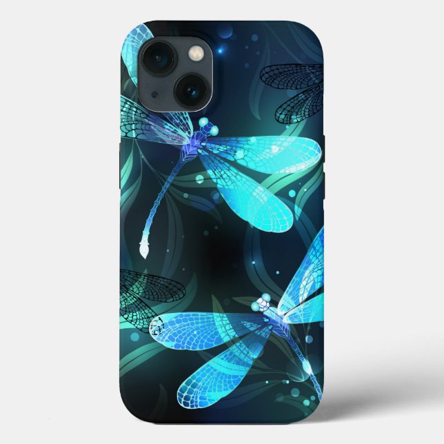 Lake Glowing Dragonflies Case-Mate iPhone Case (Back)