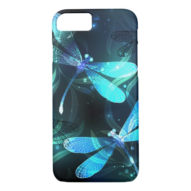 Lake Glowing Dragonflies Case-Mate iPhone Case (Back)