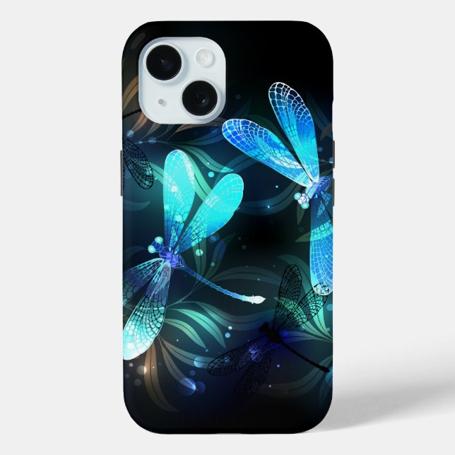 Lake Glowing Dragonflies Case-Mate iPhone Case (Back)
