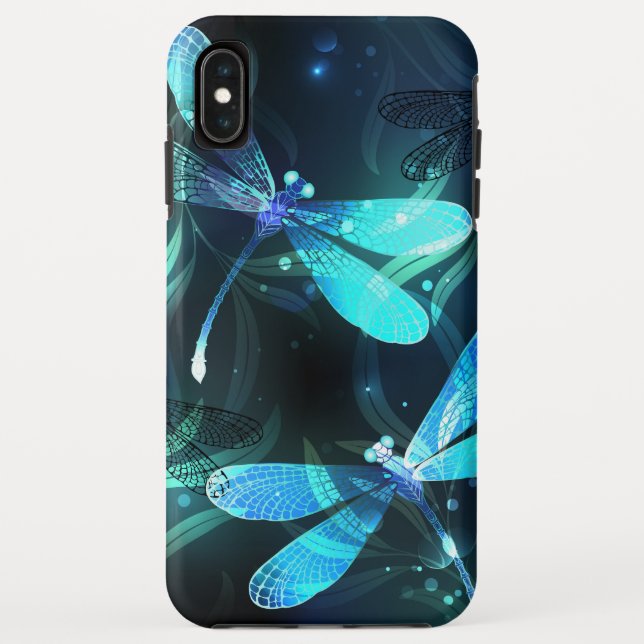 Lake Glowing Dragonflies Case-Mate iPhone Case (Back)
