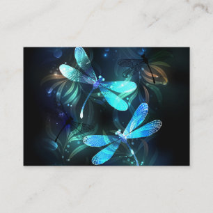 Lake Glowing Dragonflies Enclosure Card