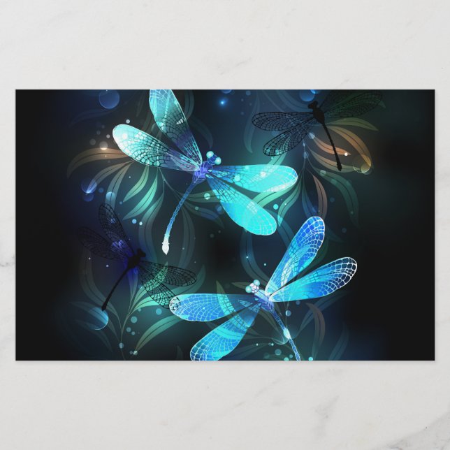 Lake Glowing Dragonflies Flyer (Front)