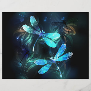 Lake Glowing Dragonflies Flyer