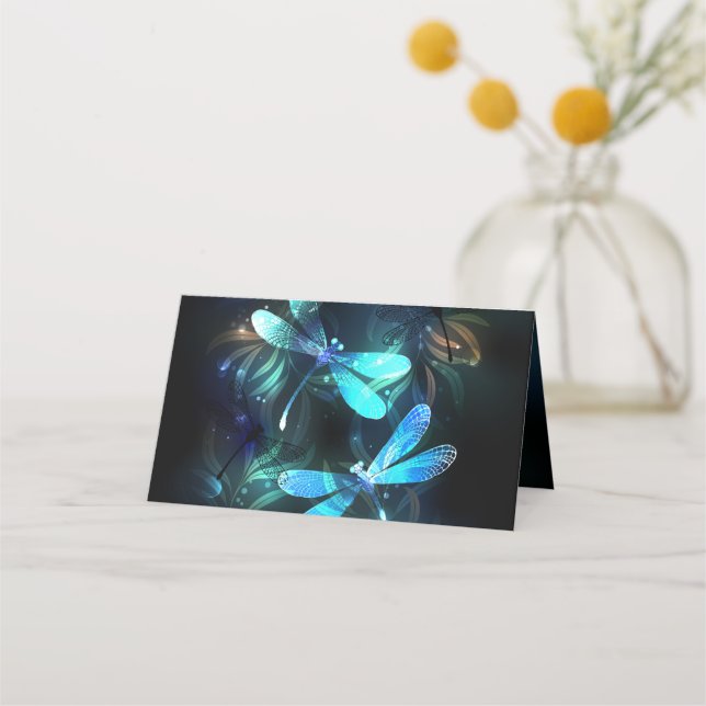 Lake Glowing Dragonflies Loyalty Card (Front)