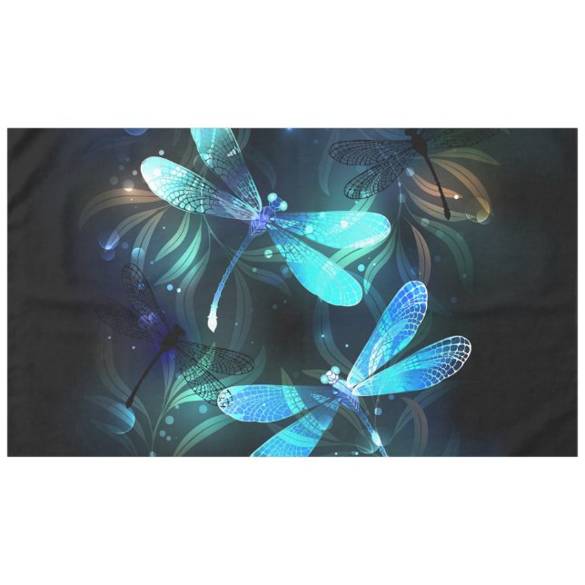 Lake Glowing Dragonflies Tablecloth (Front (Horizontal))