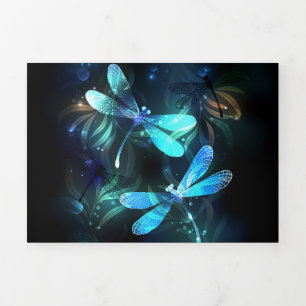 Lake Glowing Dragonflies Tri-Fold Announcement