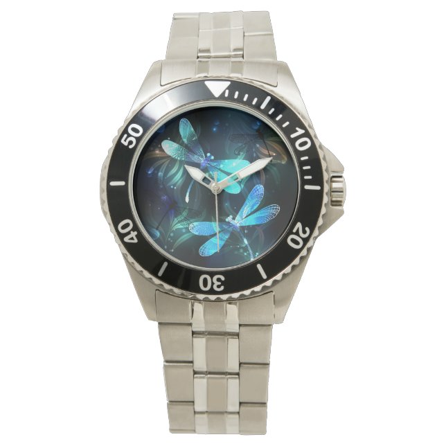 Lake Glowing Dragonflies Watch (Front)