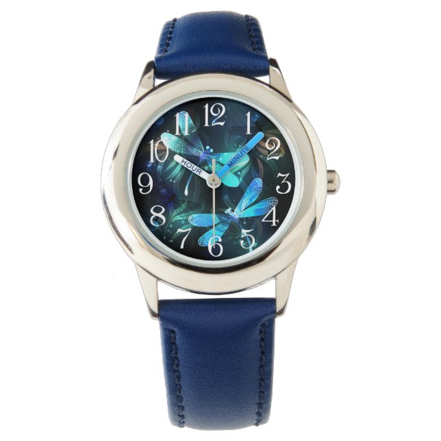 Lake Glowing Dragonflies Watch (Front)