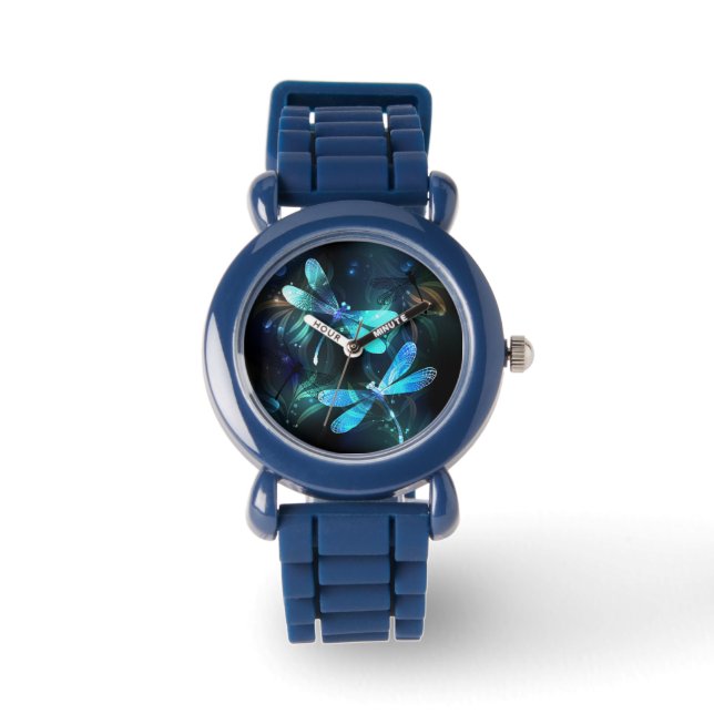 Lake Glowing Dragonflies Watch (Front)