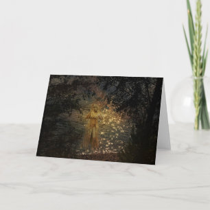 Lake Goddess Pagan Greeting Card