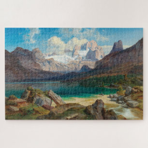 Lake Gosau With A View Of The Dachstein Massif Jigsaw Puzzle