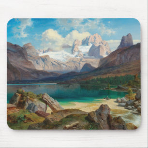 Lake Gosau With A View Of The Dachstein Massif Mouse Mat