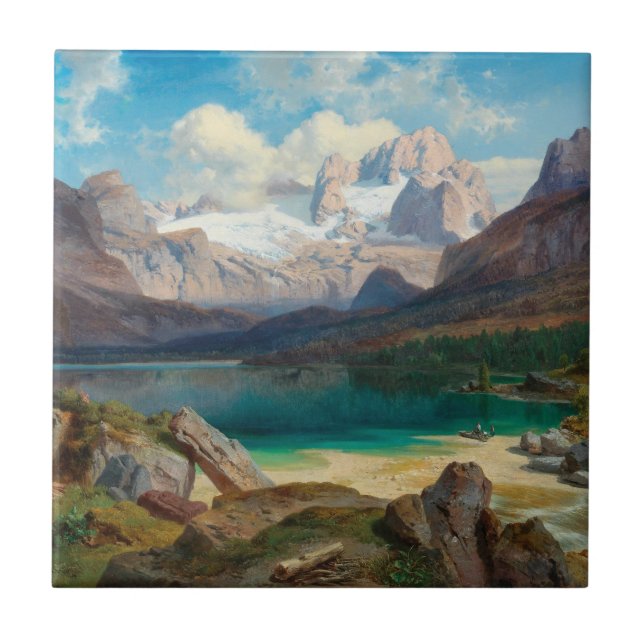 Lake Gosau With A View Of The Dachstein Massif Tile (Front)