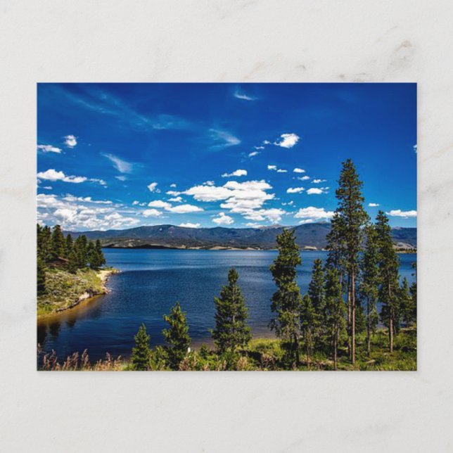 Lake Granby, Colorado Postcard (Front)