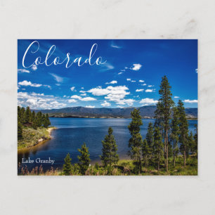 Lake Granby Colorado Scenic Postcard