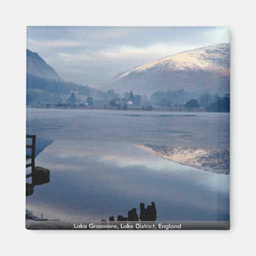 Image of Lake Grasmere, Lake District, England Magnet