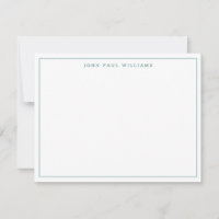 Lake Green Simple Modern Professional Thin Border