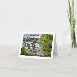 **LAKE GREETINGS** FOR CHRISTMAS & NEW YEAR CARD