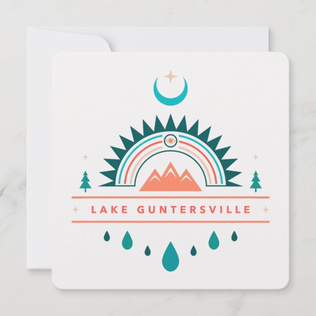 LAKE GUNTERSVILLE ALABAMA INVITATION (Front)
