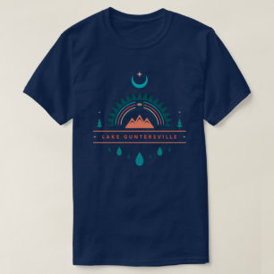lake guntersville alabama rainbow moon T-Shirt