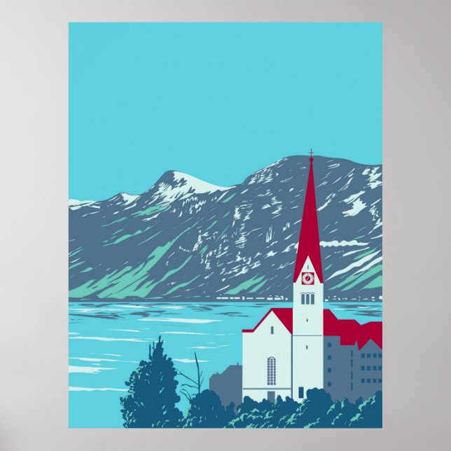Lake Hallstatt Poster (Front)