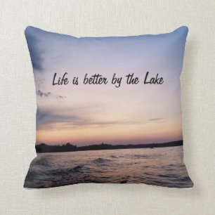 Lake Hamilton "Life is better by the Lake" Pillow