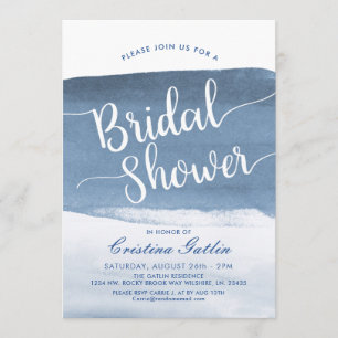 Lake Harbour Fog   Bridal Shower Invitation