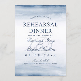 Lake Harbour Fog Rehearsal Dinner Invite