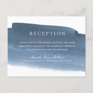 Lake Harbour Fog   Wedding Reception Invitation