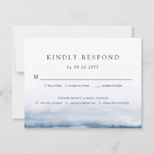 Lake Harbour Wedding Light Blue RSVP   Meals