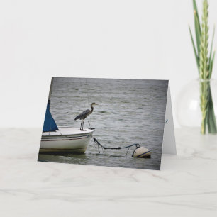 "Lake Harriet Heron" Thank You Card