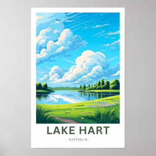 Lake Hart Australia Travel Print