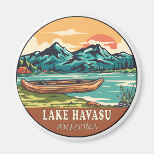 Lake Havasu Arizona Boating Fishing Emblem Magnet