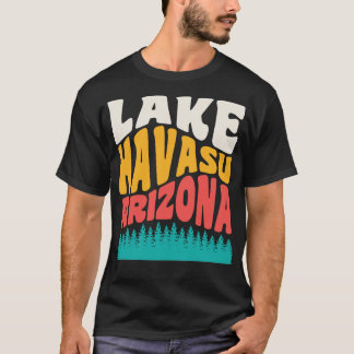 Lake Havasu Arizona Boating Retro Vintage Typograp T-Shirt
