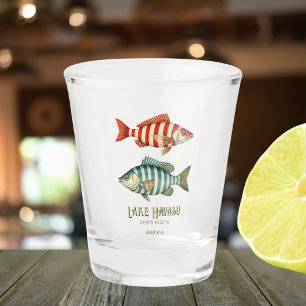 Lake Havasu Arizona nautical fish Shot Glass