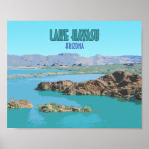 Lake Havasu Arizona Vintage Poster