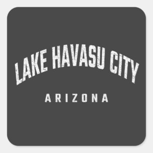 Lake Havasu City Arizona AZ Square Sticker