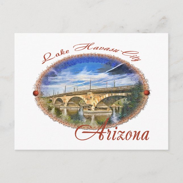 Lake Havasu City, Arizona Postcard (Front)