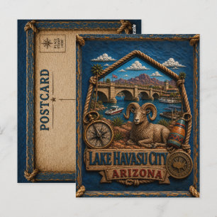 Lake Havasu City Arizona Postcard Vintage Travel
