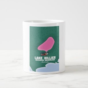 Lake Hillier Australian map. Large Coffee Mug