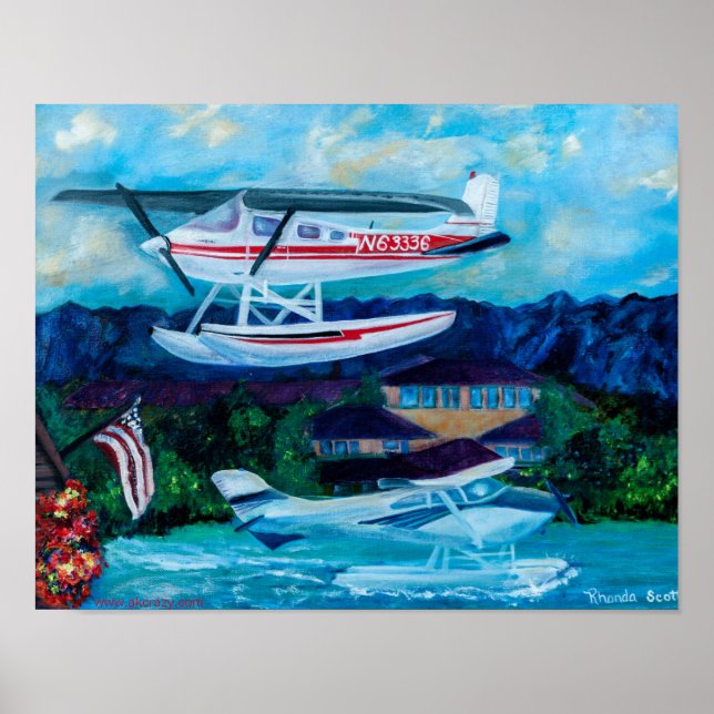 Lake Hood, Anchorage, Alaska Matte Poster (Front)