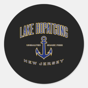 Lake Hopatcong Nj For Classic Round Sticker
