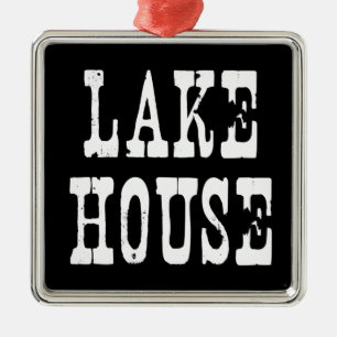 Lake House Black Metal Tree Decoration