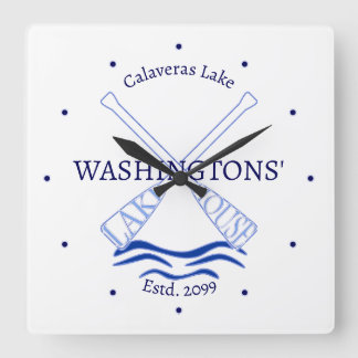 Lake House Cabin Cottage Wall Clock