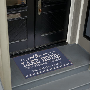 Lake House Custom Personalised Doormat