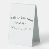 Lake house ets. Date year custom coordinates add n