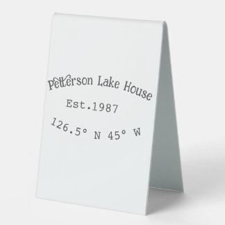 Lake house ets. Date year custom coordinates add n