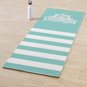 Lake House Family Name Vacation Yoga Mat