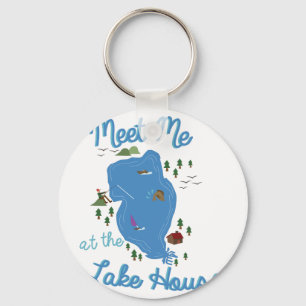 Lake House Key Ring